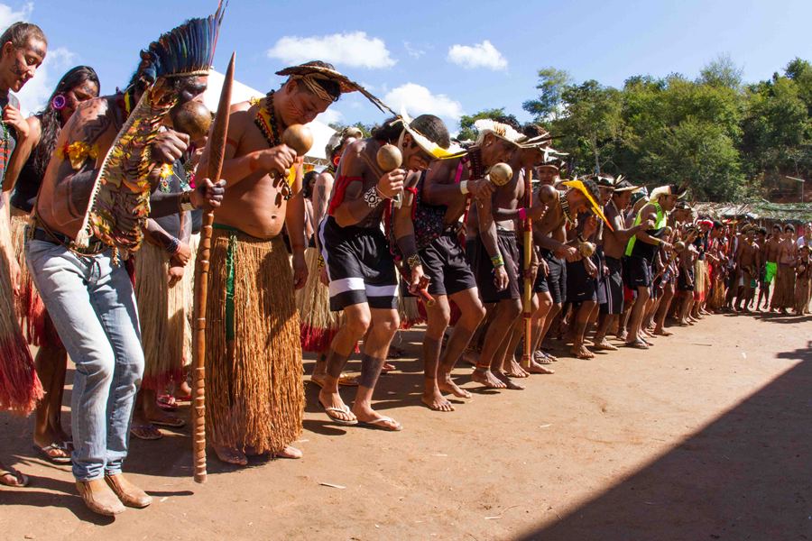 Jogos simbolizam a união dos Povos Indígenas de Minas - Foto Gil Leonardi