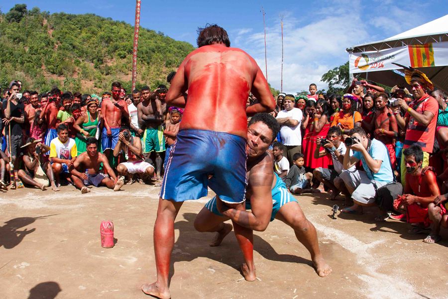 Competição reuniu 600 atletas de 11 etnias de Minas Gerais - Foto Gil Leonardi