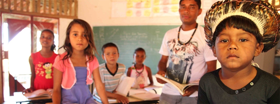 Minas reúne, aproximadamente, 4.200 alunos indígenas, com 17 escolas indígenas e duas turmas vinculadas a escolas não indígenas- Foto Marcelo Sant´Anna